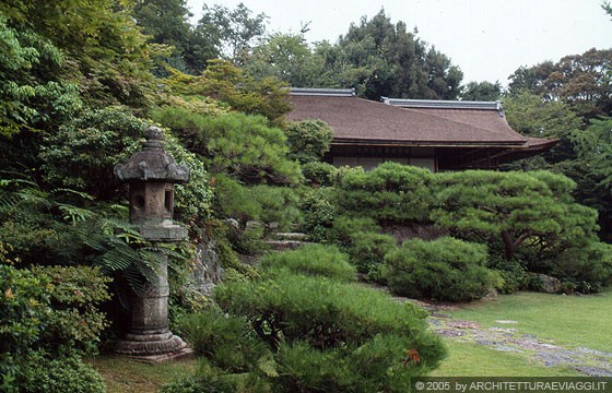 KYOTO - ARASHIYAMA - OKOCHI SANCHO - giardino di passaggio, periodo Showa