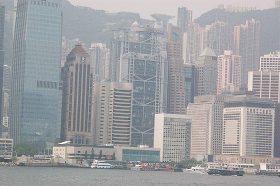 HONG KONG ISLAND - I terreni sottratti alla baia