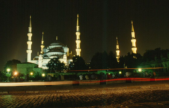 ISTANBUL  - Moschea Blu di notte - Sultan Ahmet Camii by night