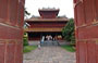 HUE'. Città Imperiale - il Padiglione Hien Lam visto da una porta di accesso al complesso di The Mieu