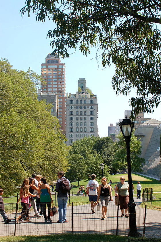NEW YORK - Siamo alle spalle del MET e osserviamo la brulicante vita in una mattina estiva a Central Park