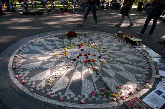CENTRAL PARK - Strawberry Fields, dedicato alla memoria di John Lennon