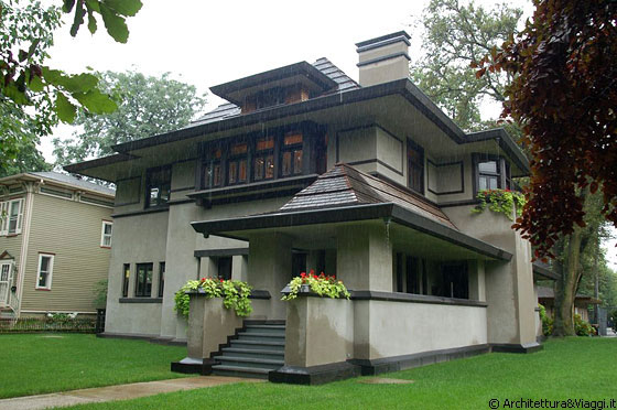 EDWARD R. HILLS-DE-CARO HOUSE - Verso una nuova architettura - arch Frank Lloyd Wright, (1896-1906)