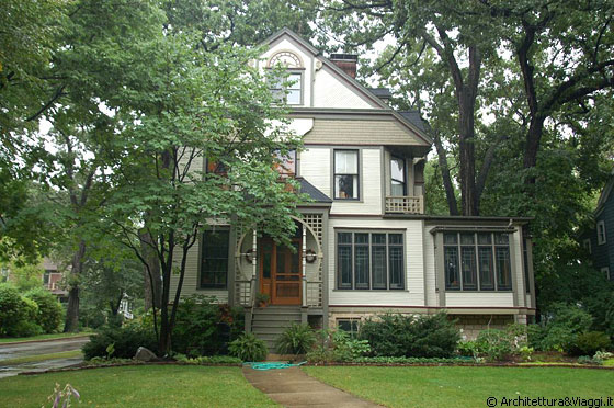 ILLINOIS - Casa vittoriana in Forest Avenue a Oak Park, 1887