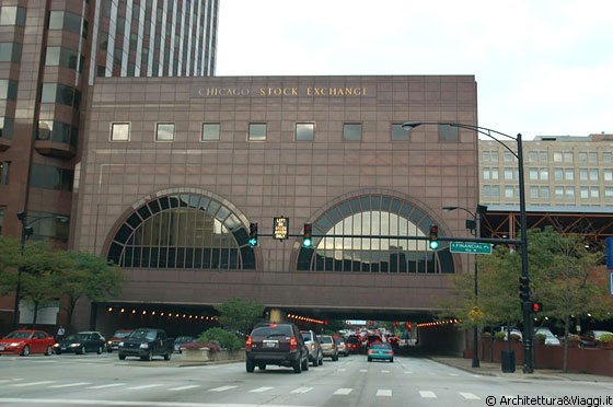 CHICAGO - Chicago Stock Exchange, la terza borsa più attiva degli Stati Uniti e la più grande al di fuori della città di New York - 440 South LaSalle Street