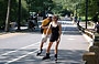 CENTRAL PARK. Un buon esercizio pattinare in Central Park!