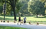 NEW YORK CITY. I newyorkesi vivono molto il loro Central Park e fin dal mattino praticano nel parco sport, footing, passeggiate