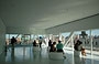 LOWER EAST SIDE. Il grande spazio vetrato all'ultimo piano del New Museum of Contemporary Art New York