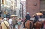 MANHATTAN. Polizia a cavallo per le strade di Soho