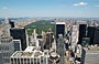 NEW YORK CITY. Dalla piattaforma panoramica Top of the Rock del Rockefeller Center, posta a a 70 piani sopra Midtown, splendida vista su Central Park 