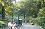 NEW YORK CITY. Entriamo in Central Park, è domenica pomeriggio e ci sono molte persone a godersi il parco