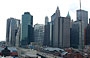 NEW YORK CITY. Il panorama di Lower Manhattan visto dal ponte di Brooklyn