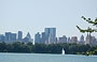 CENTRAL PARK . Il magnifico skyline (difficile da fotografare) che si può ammirare dal Jacqueline Kennedy Onassis Reservoir