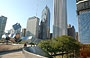 CHICAGO. A sinistra dell'Aon Center l'elegante Two Prudential Plaza
