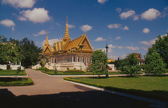 PHNOM PENH - Palazzo Reale e Pagoda d'Argento - Sala del trono