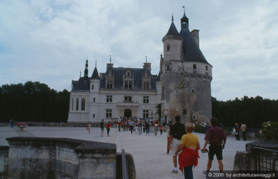 VALLE DELLA LOIRA - TURENNA - Chateau di Chenonceau: l'ingresso