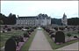 VALLE DELLA LOIRA - TURENNA. Prospettiva sullo Chateau de Chenonceau dai giardini alla francese voluti da Diana di Potiers
