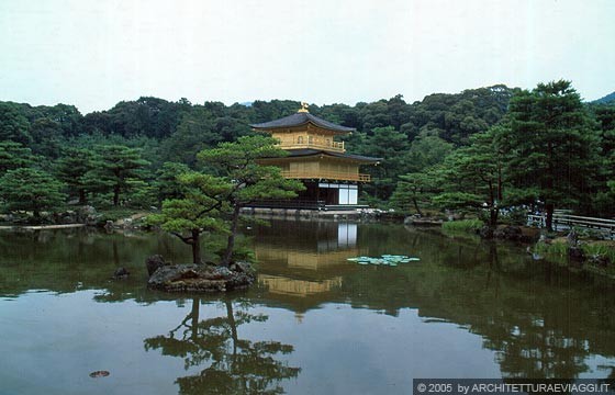 KYOTO NORD-OVEST - KINKAKU-JI (ROKUONJI TEMPLE), periodo Kamakura - funa asobi (boating pond)