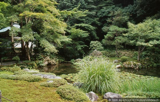 KYOTO EST - NANZEN-IN - giardino di passaggio con stagno, periodo Kamakura