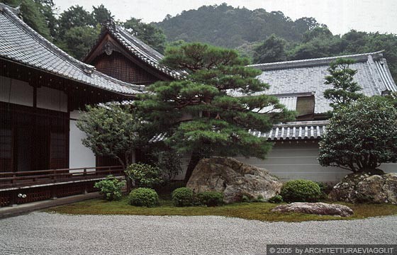 KYOTO EST - NANZEN-JI - karesansui (giardino secco), capolavoro del primo periodo Edo, esemplifica lo stile del Tempio Zen