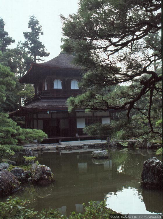 KYOTO EST - Padiglione di Argento, periodo Muromachi, giardino di passaggio con stagno