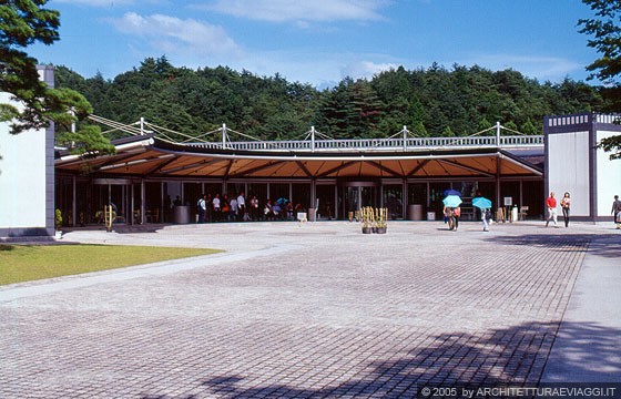 SHIGARAKI, SHIGA - MIHO MUSEUM - Il padiglione della Reception - I.M. Pei