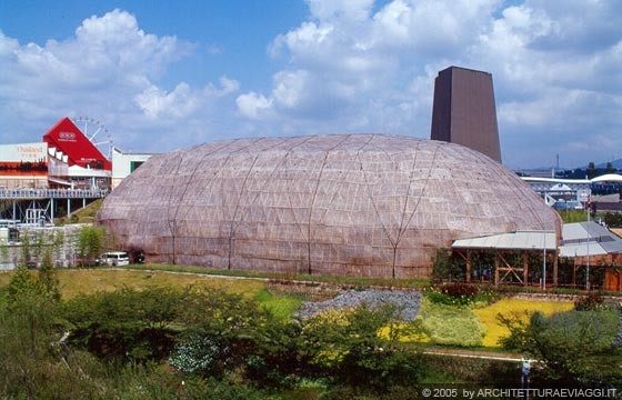 EXPO AICHI 2005 - Padiglione del Giappone Nagakute e la Torre della Terra: Energie rinnovabili