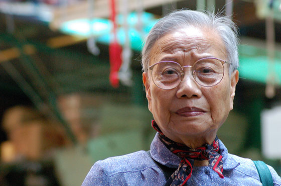 WAN CHAI - L'abbiamo eletta foto capolavoro di questa vacanza ad Hong Kong: l'espressione di questa anziana e distinta signora cinese e la sua posizione nell'immagine ci è davvero piaciuta