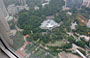 CENTRAL. Dal 43° piano della Bank of China Tower vista su Hong Kong Park