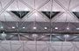 HONG KONG INTERNATIONAL AIRPORT. Particolare della copertura del terminal