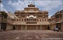 JAIPUR. City Palace - l'edificio ancora occupato dalla famiglia del maharaja