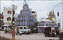 RAJASTHAN MERIDIONALE. Udaipur - un tempio induista dipinto di violetto