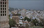 RAJASTAN MERIDIONALE. Dall'alto del City Palace vista su Udaipur: spicca la copertura del Jagdish Temple