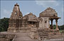 KHAJURAHO. Templi del gruppo occidentale - Kandariya Mahadeva Temple e Mahadeva Temple