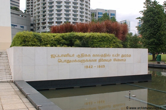 SINGAPORE - Il memoriale alle vittime dell'occupazione giapponese