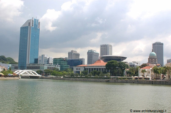 COLONIAL DISTRCT - Lo skyline sul Singapore River