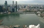 MARINA BAY SANDS. Dal roof garden punti di osservazione sullo skyline di Singapore e sul Mar Cinese meridionale 