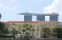 COLONIAL DISTRICT. Asian Civilisations Museum e sullo sfondo il Marina Bay Sands Resort