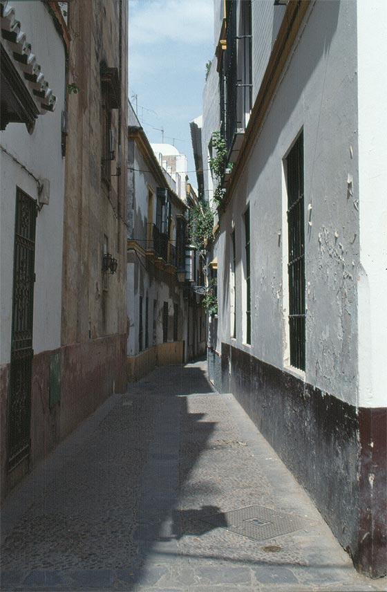 SIVIGLIA - I suggestivi scorci delle vie del Barrio de Santa Cruz
