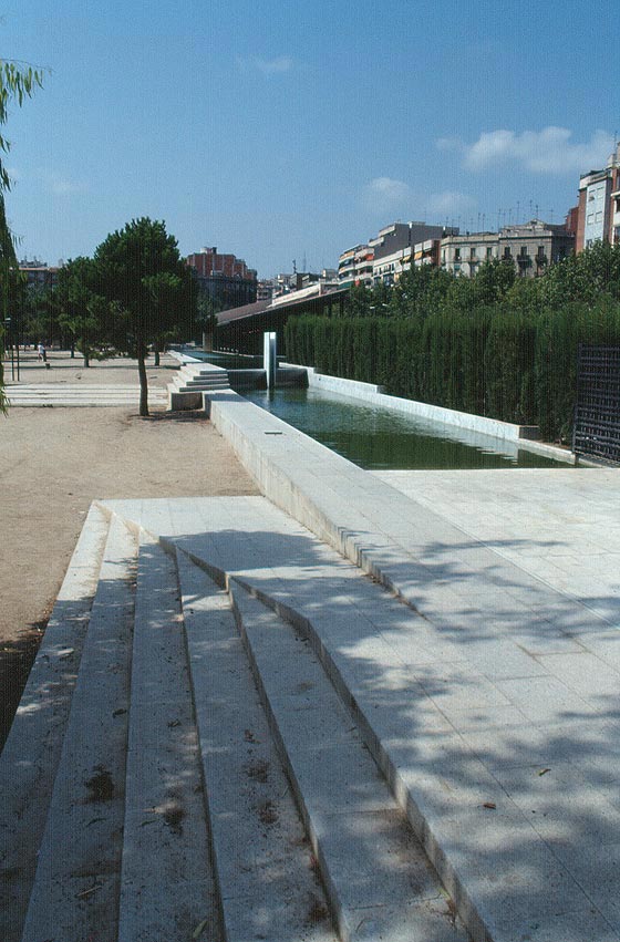 BARCELLONA - Parco Joan Mirò (dell'Escorxador) - carrer de Tarragona
