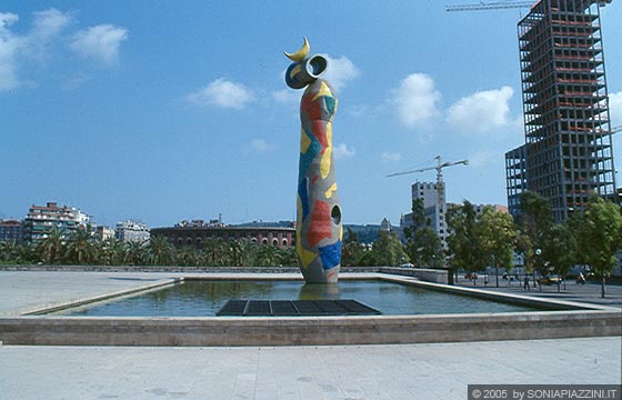BARCELLONA - Parco Joan Mirò (dell'Escorxador) - la scultura 