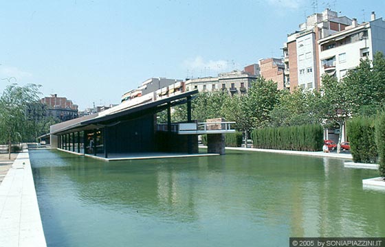 BARCELLONA - Parco Joan Mirò (dell'Escorxador) - biblioteca J. Mirò