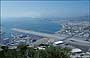 COSTA DEL SOL. Gibilterra - vista sulla pista dell'areoporto dal castelletto arabo