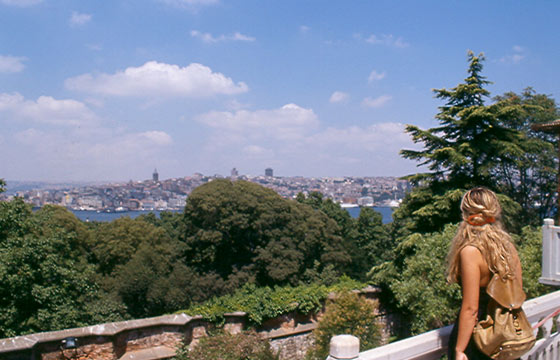 ISTANBUL - Vista verso il Bosforo dal Topkapi