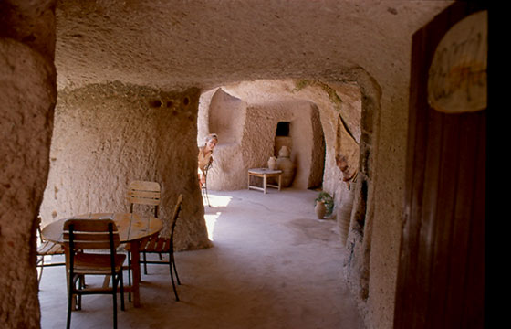 LA CAPPADOCIA - Uchisar - Particolare di un'abitazione troglodita 
