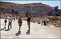 EFESO. Il teatro visto dalla via Arcadiana - Francesco con un amico europeo appassionato di archeologia