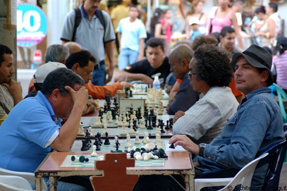 CARACAS - Blvd de Sabana Grande - giochi a scacchi
