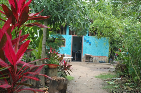 PLAYA CEPE - Oltrepassato il palmeto notiamo questa piccola baracca nel verde dove si preparano succhi al cocco