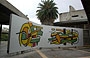 UCV CARACAS. Bimural di Fernand Léger visto dal lato opposto rispetto al precedente