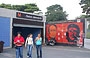 CARACAS. Metro Ciudad Universitaria - Dipinto a tema rivoluzionario: Bolivar e Che Guevara
